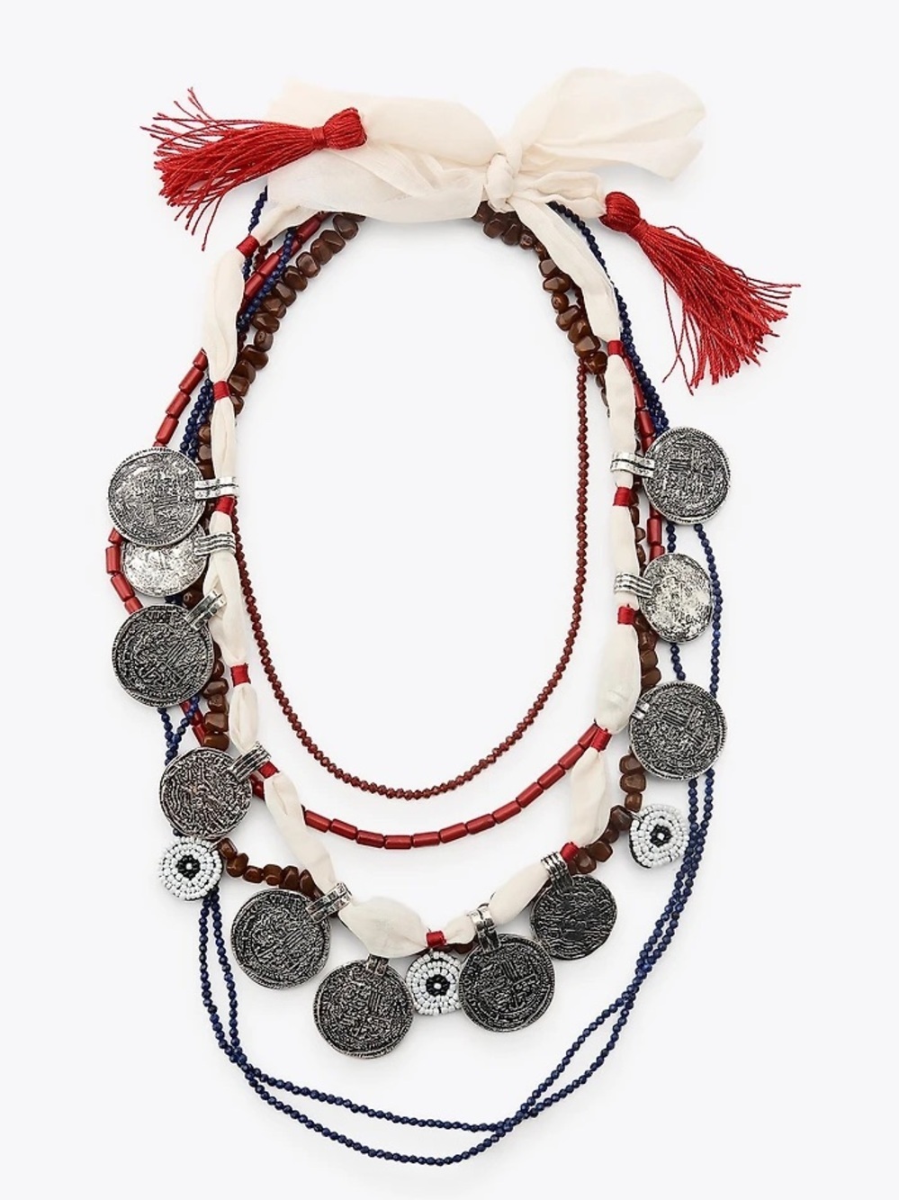 Zara Necklaces with Medals